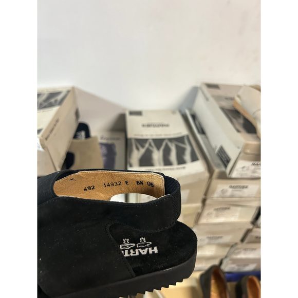 Vintage Hartjes Women's Terracotte Nubuck Sling-back Sandals 81232‎ - Picture 4 of 5